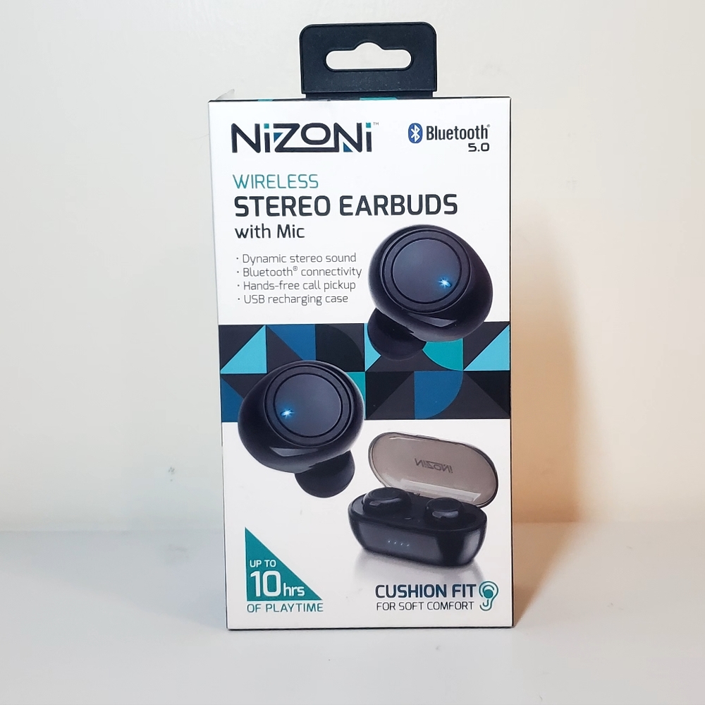 New Nizoni Wireless Stereo Earbuds